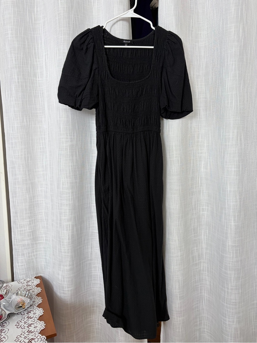 black madewell dress